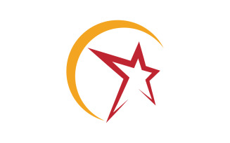 Star Logo faster Concept Logo Illustration design v.6