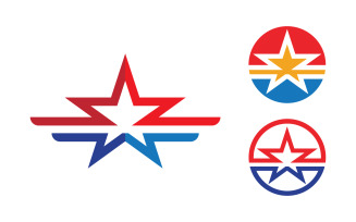 Star Logo faster Concept Logo Illustration design v.7