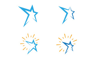 Star Logo faster Concept Logo Illustration design v.8