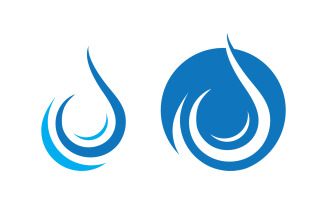 Water drop Plumbing Logo Template vector illustration v.82