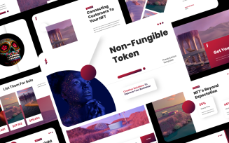 NFT powerpoint technology presentation template