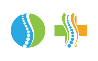 Orthopedic Medical Logo illustration Template design v.1