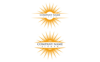 Sun Light Ray Vector illustration Icon Template v.12