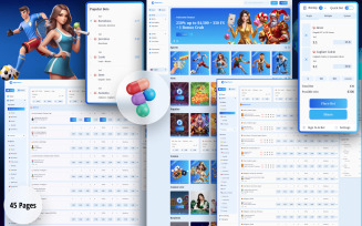 Sportsbet - Sports Betting & Casino Gambling Figma Template