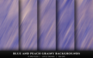 Blue and Peach Grainy Texture Backgrounds