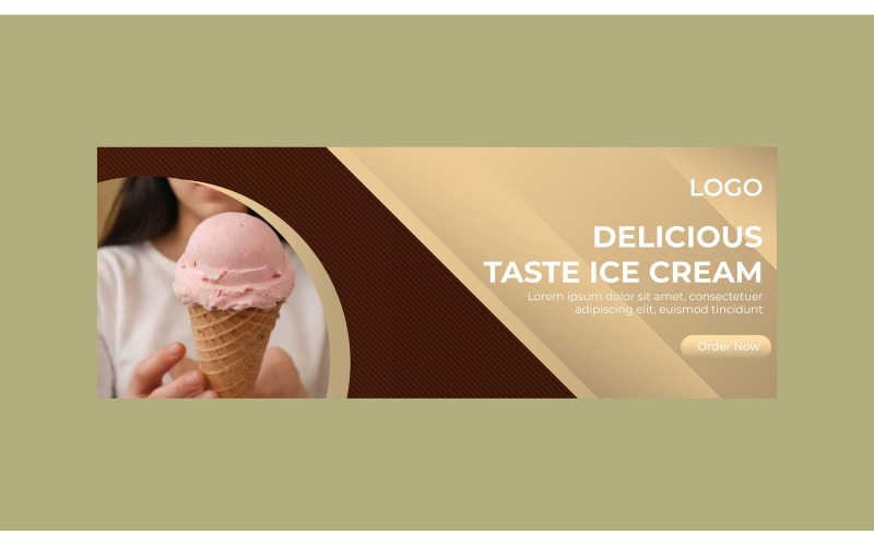 Delicious Taste Ice Cream Social Media
