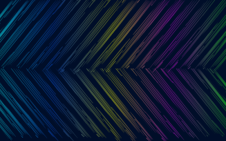 Colorful Lines Pattern With Dark Background