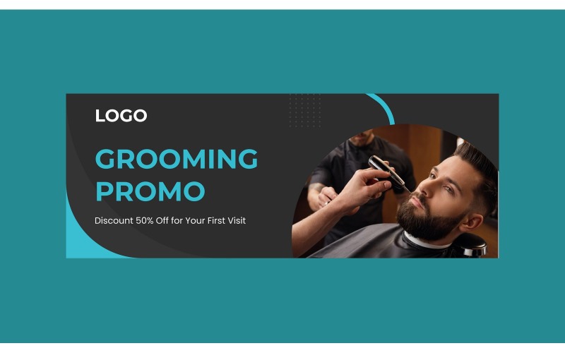 Grooming Promo 50% Discount Social Media