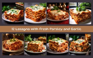 Lasagna with Fresh Parsley and Garlic