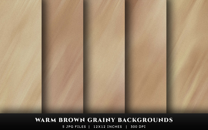 Warm Brown Grainy Texture Backgrounds