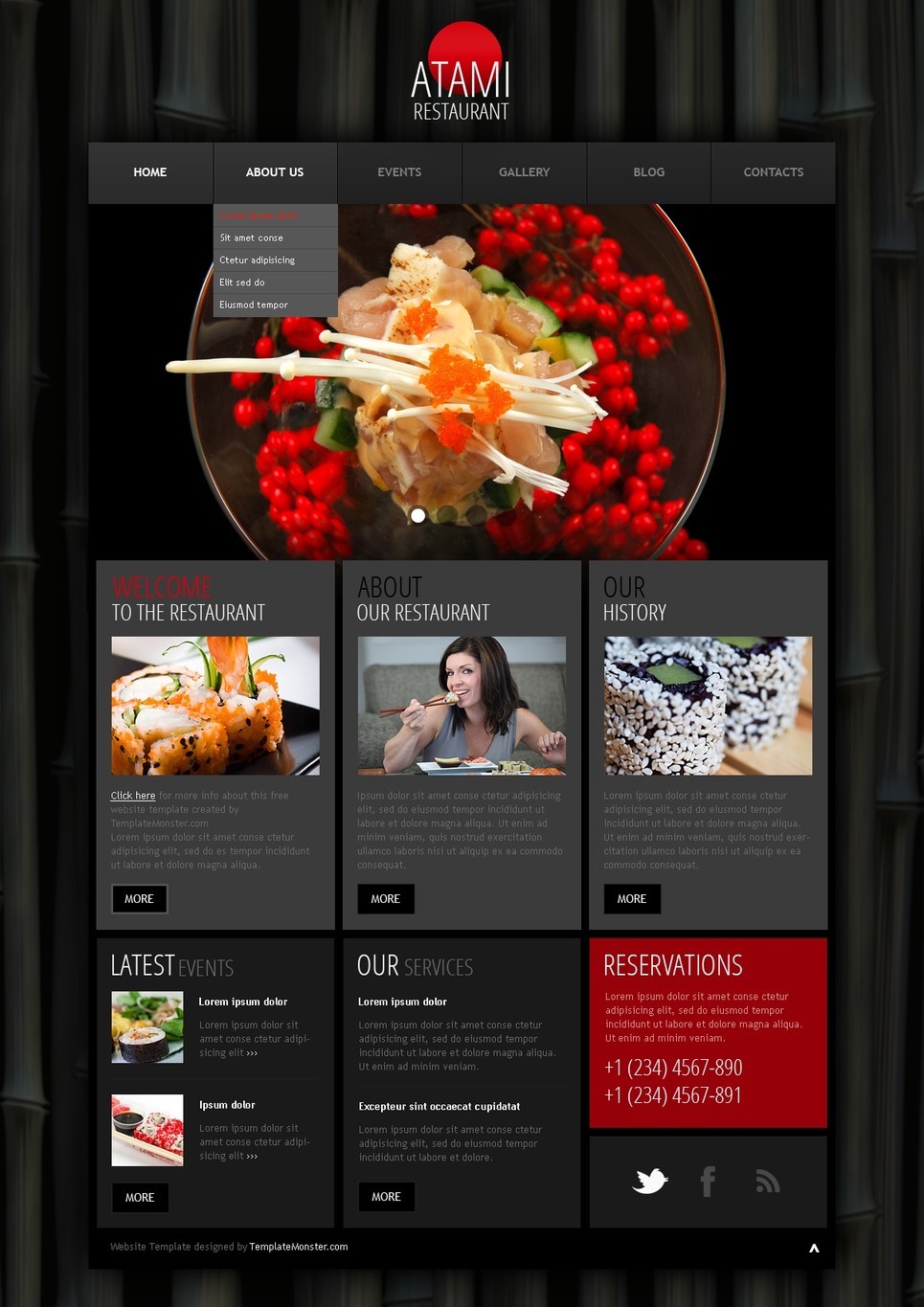 Free WordPress Theme Restaurant