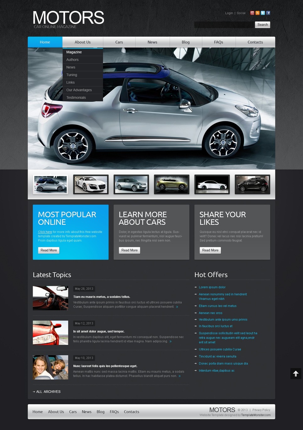 Car Repair Free Joomla Theme Car Repair Free Modern Joomla Template New Screenshots