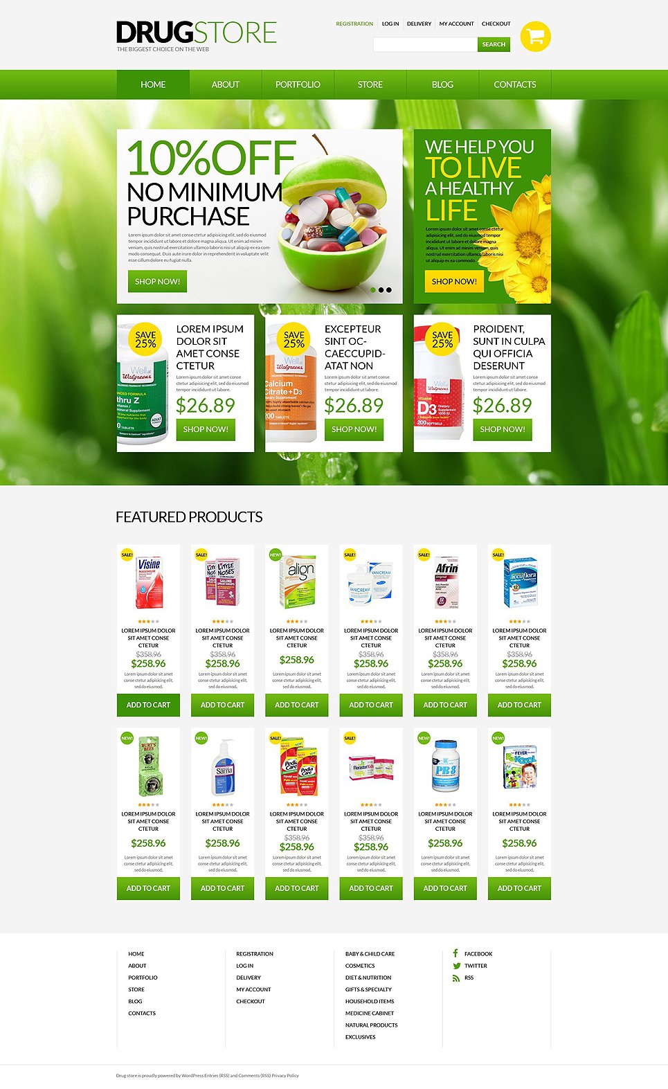 Drugstore WooCommerce Theme New Screenshots BIG