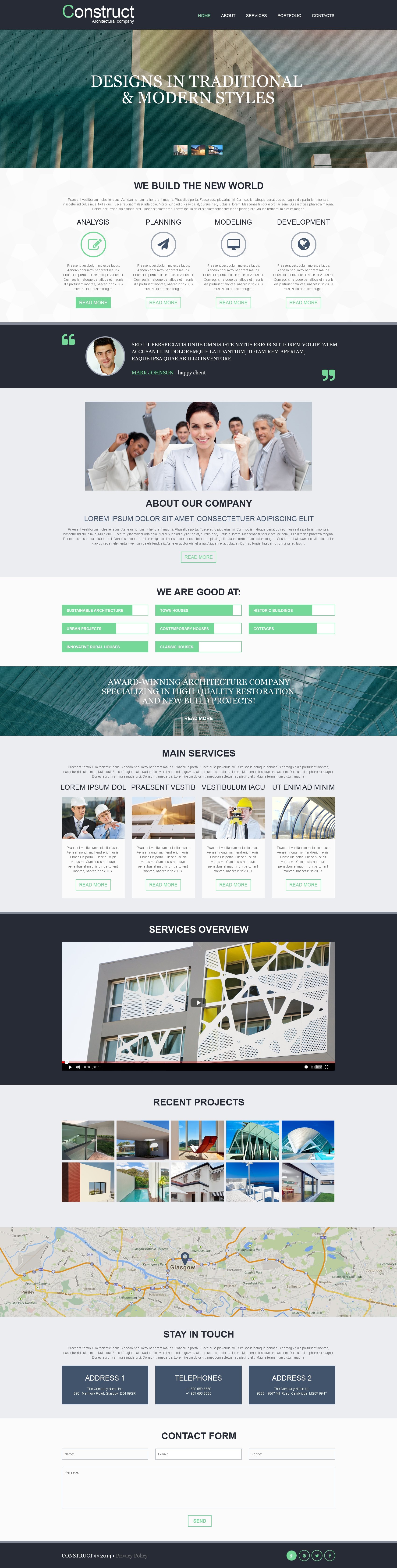 Free Adobe Muse Template