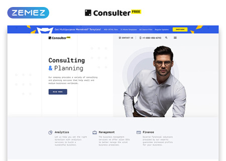 Free HTML5  for Consulting Firm