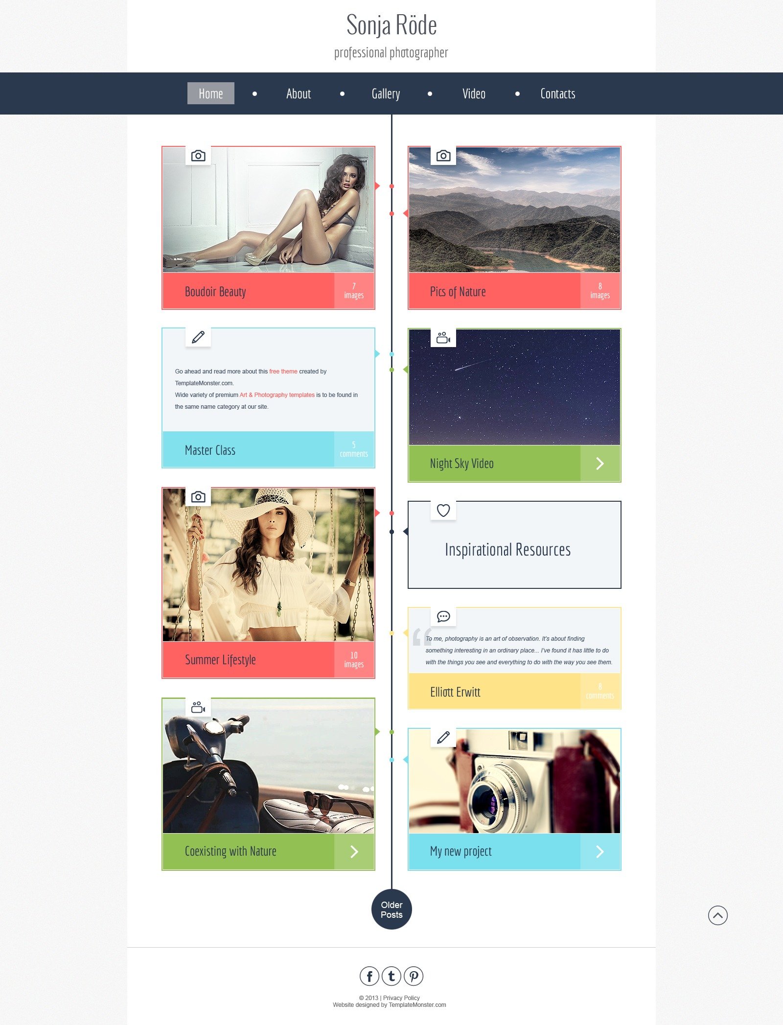 Photography Website Templates