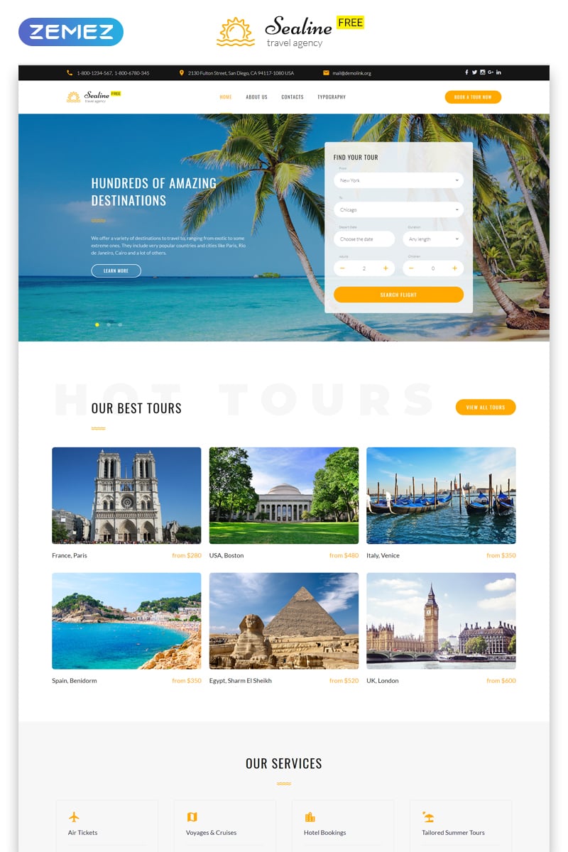 free html5 photography templates Free for HTML5 Agency Theme Responsive Travel