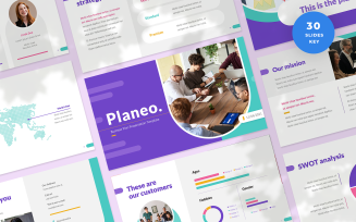Planeo Business Plan Presentation Keynote Template