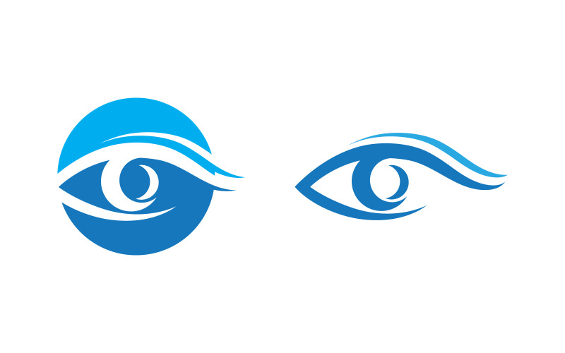 Branding Corporate Health Eye Care vector Logo v.51 Logo Template