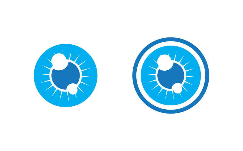 Branding Corporate Health Eye Care vector Logo v.57 Logo Template