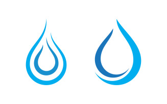 Water drop Plumbing Logo Template vector illustration v.94