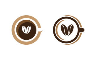 Coffee Shop logo Templates Vector design illustration v.12