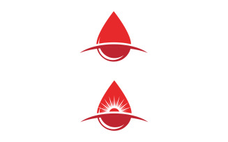 Health Medical donor care icon logo design illustration v.2