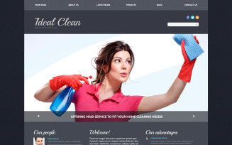 Cleaning Responsive Joomla Template
