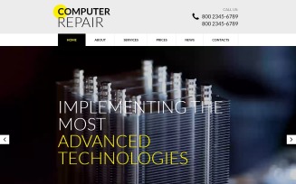 Computer Repair Responsive Website Template