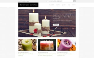 DIY Candles Spot VirtueMart Template