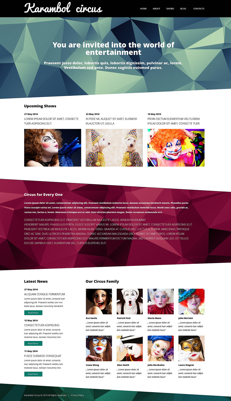 Fun  Joy Club WordPress Theme New Screenshots BIG