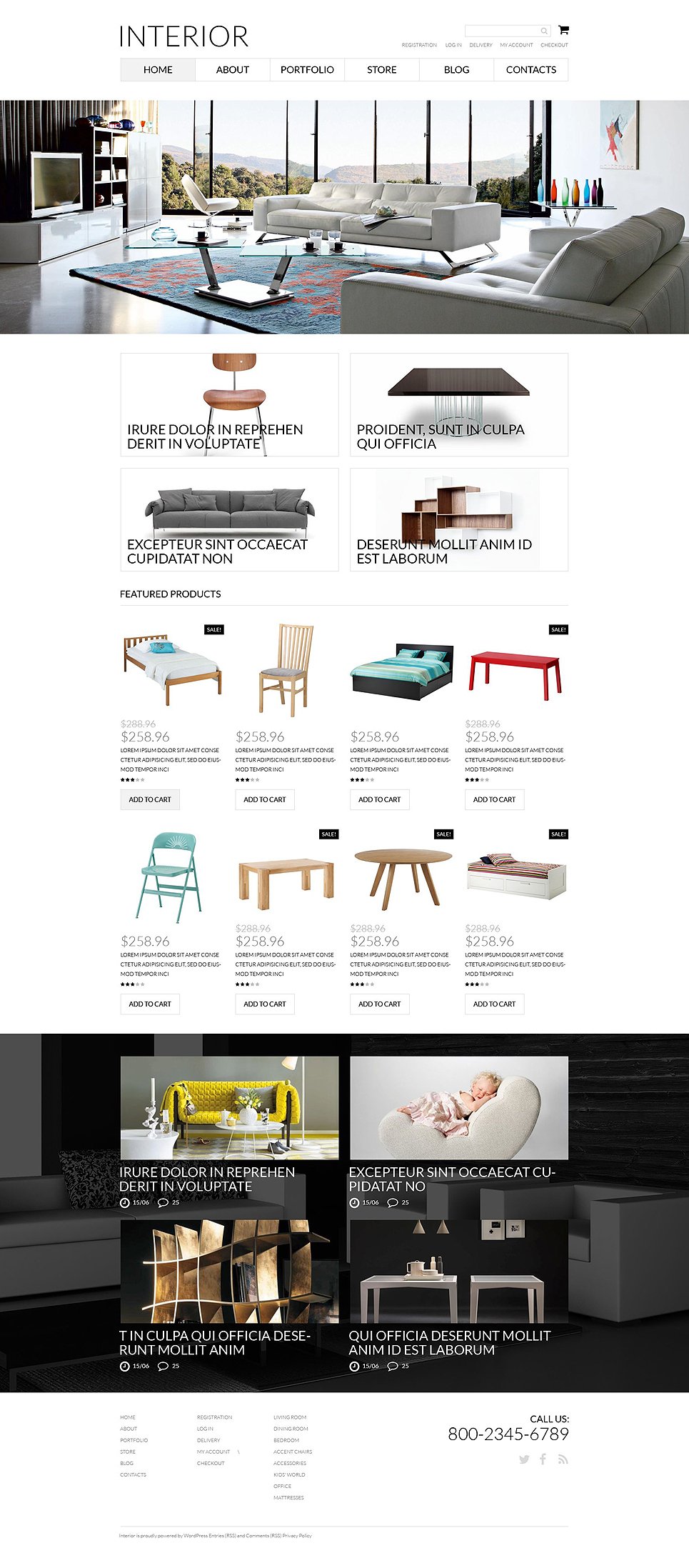 Interior  Furniture WooCommerce Theme New Screenshots BIG