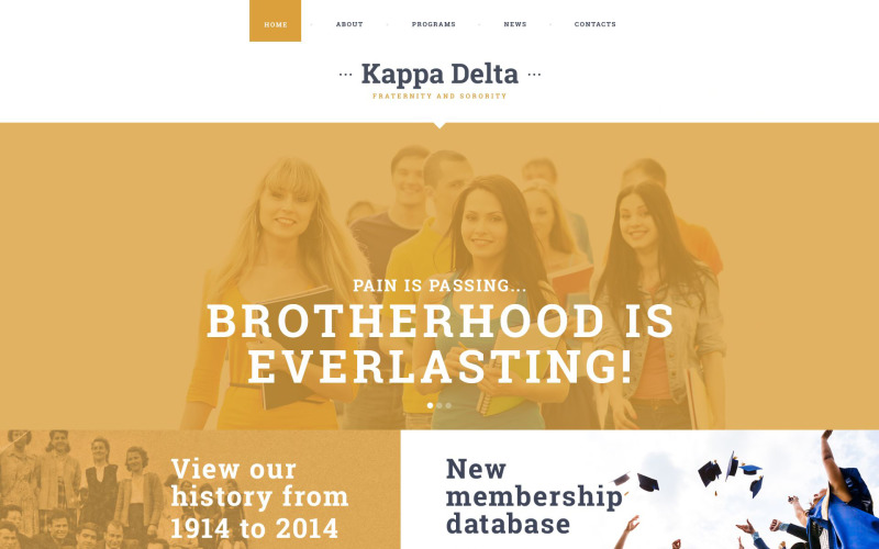 University Responsive Website Template