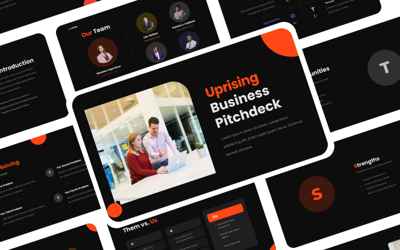 Creata Business Presentation PowerPoint Template