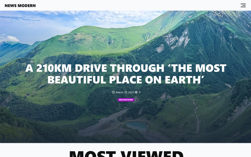 News Modern - News & Magazine WordPress Theme