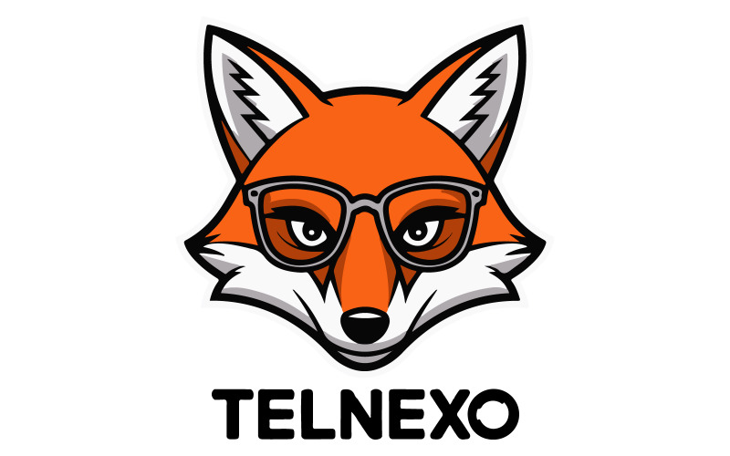 An illustration of a fox head Illustration