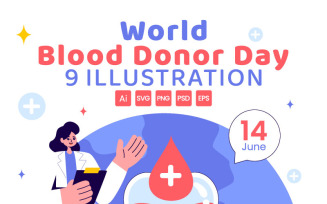 9 World Blood Donor Day Illustration