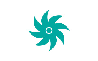 Beauty nature florist vector icon design template v.4