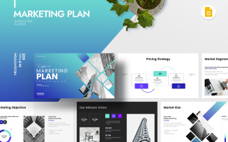 Digital Marketing Plan Presentation Template 2030
