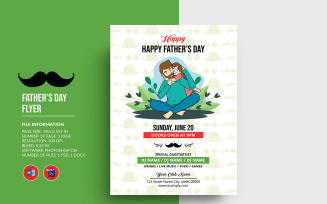 Father's Day Event Party Flyer Template
