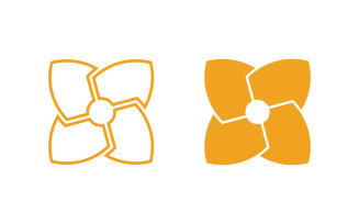 Beauty nature florist vector icon design template v.1