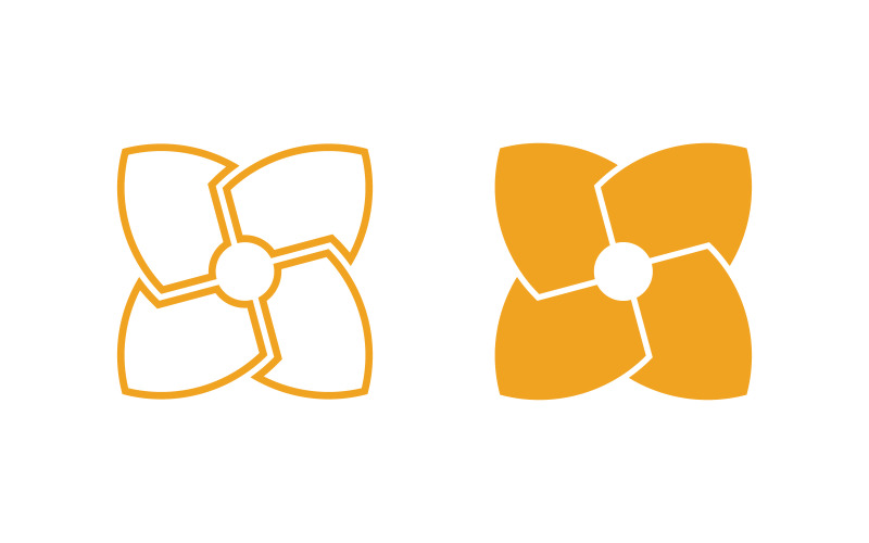 Beauty nature florist vector icon design template v.1 Logo Template