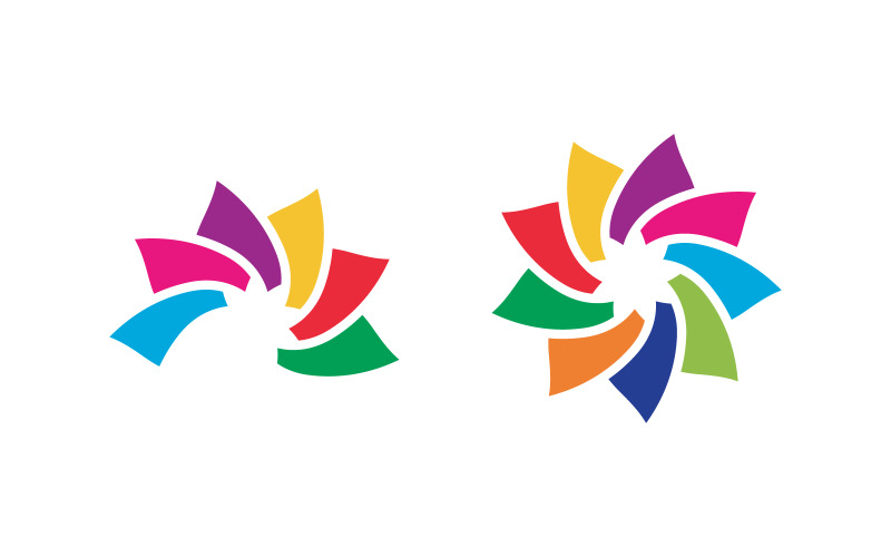 Beauty nature florist vector icon design template v.3 Logo Template