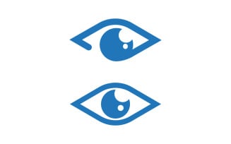Eye Healthy Care vector icon illustration design v.2