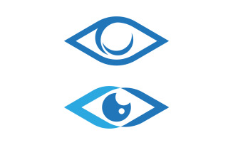 Eye Healthy Care vector icon illustration design v.3