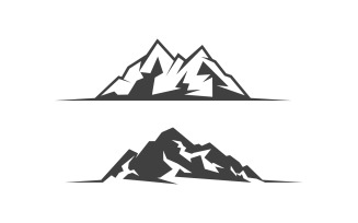 Mountain icon Logo illustration design Template v.5