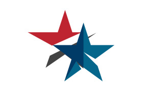 Star Logo faster Concept Logo Illustration design v.13