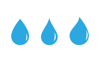 Water drop Plumbing Logo Template vector illustration v.104