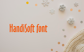 HandiSoft font creative font-039-25