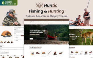 Huntic Store - Fishing & Hunting Gear Supplies and Equipment Shopify Theme